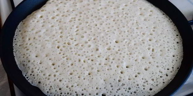 заварные блинчики с водкой