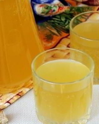 Березовый квас с ячменем