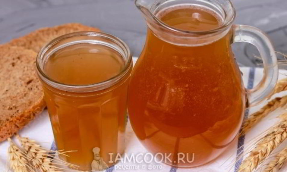 Рецепт домашнего хлебного кваса с дрожжами