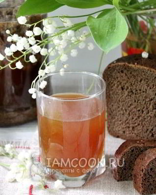 Домашний квас из бородинского хлеба