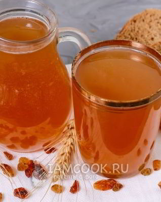 Хлебный квас из березового сока