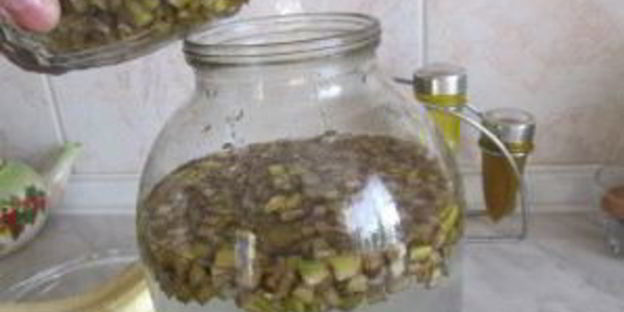 квас из банановой кожуры