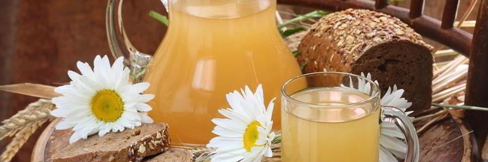 Квас из белого хлеба