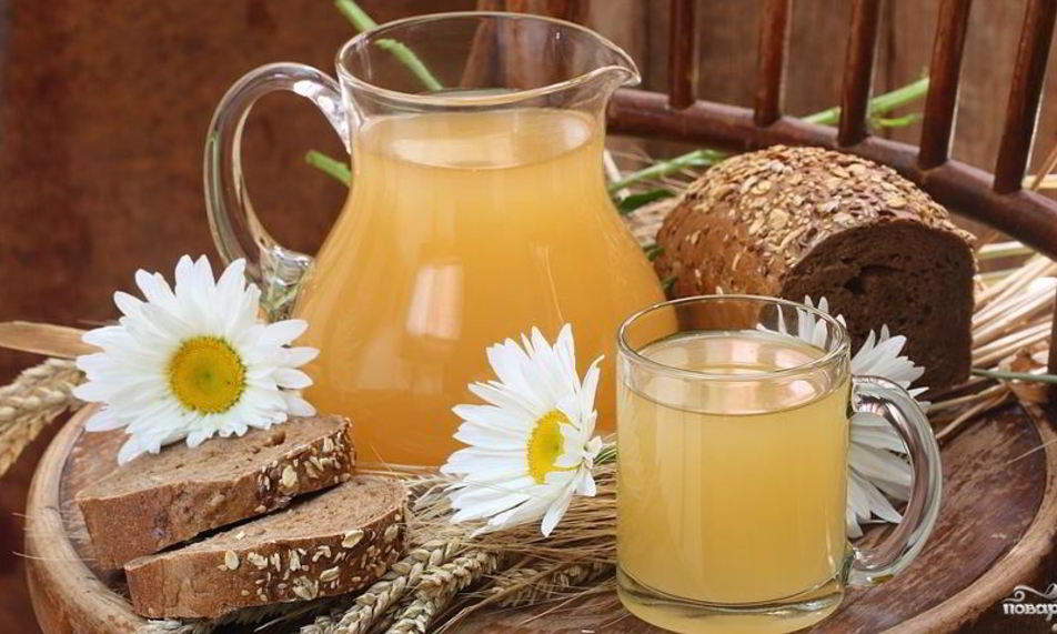 Рецепт кваса из белого хлеба