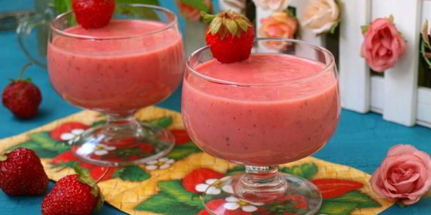 клубничный ликер со сгущенкой