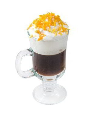 Кофе с ликером Гранд Марнье и апельсиновыми сливками