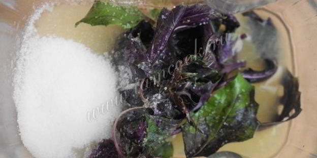 базиликовый лимонад