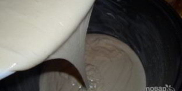 бисквит на лимонаде с газом