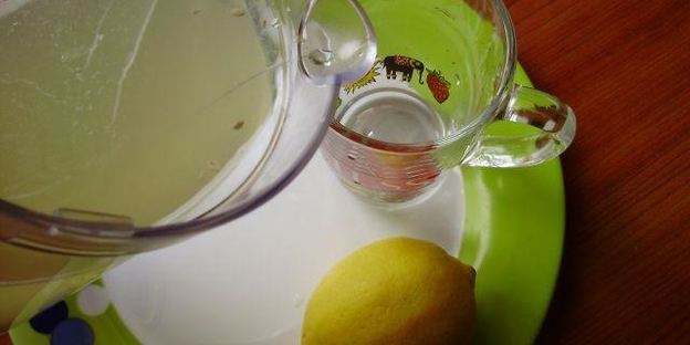 домашний лимонад из лимона