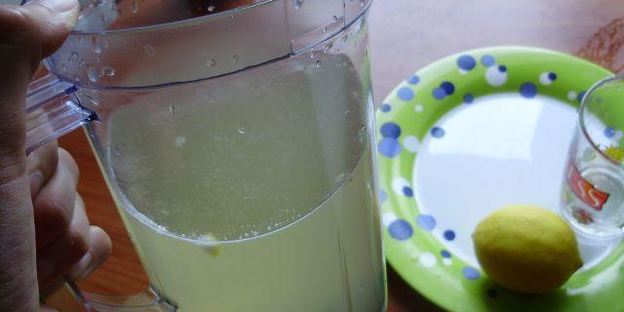 домашний лимонад из лимона