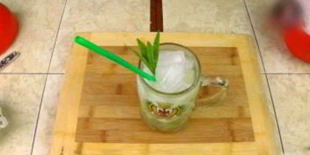 домашний лимонад с мятой