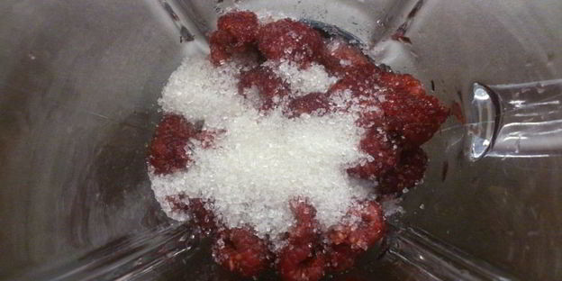 домашний малиновый лимонад