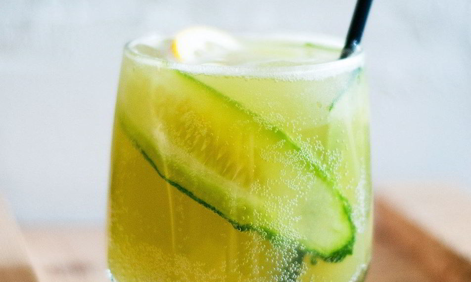 Рецепт газированного огуречного лимонада