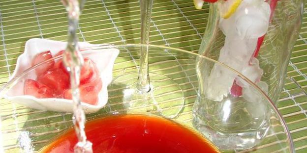 имбирно-клубничный лимонад