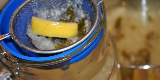 имбирный лимонад с мятой