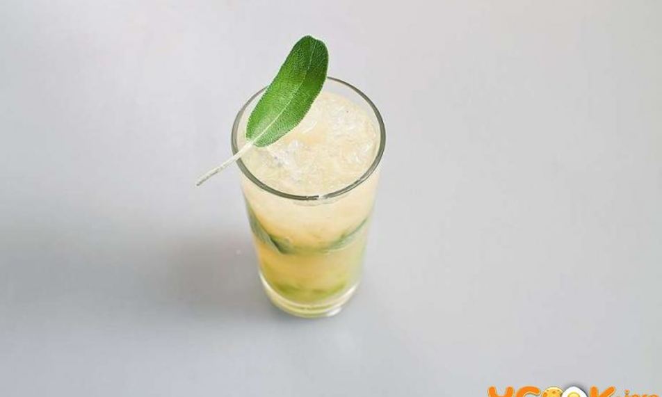Рецепт лимонада грушевого с шалфеем