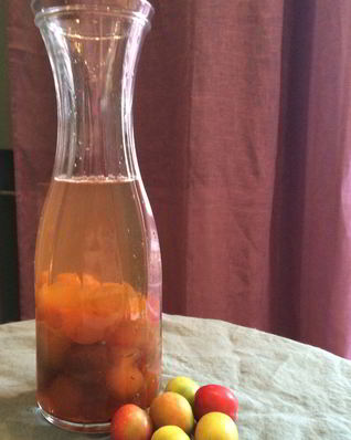 Лимонад из алычи с тимьяном и шалфеем