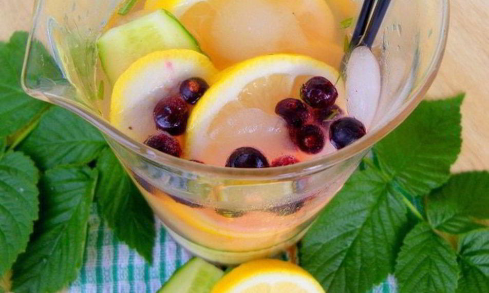 Рецепт лимонада огурец & лимон