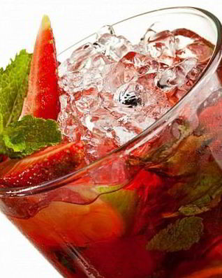 Гранатовый Мохито с лаймом