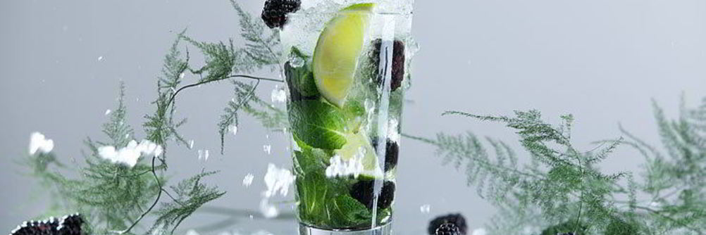 Мохито ежевичный