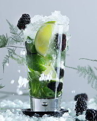 Мохито ежевичный