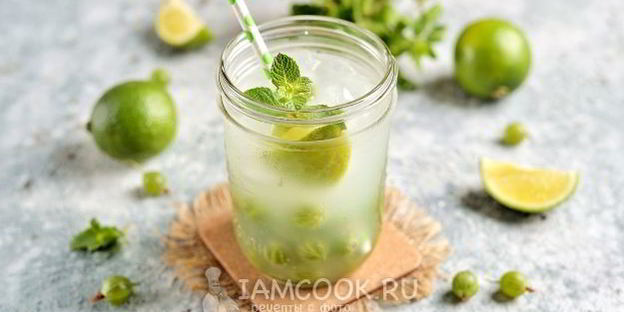 мохито из крыжовника