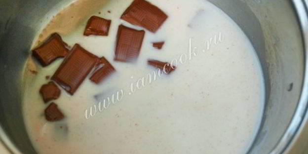 шоколадный молочный коктейль