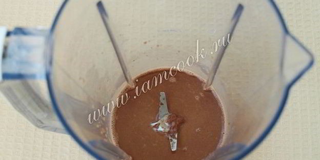 шоколадный молочный коктейль