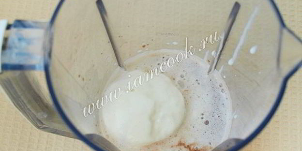 шоколадный молочный коктейль