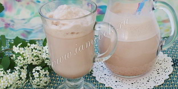 шоколадный молочный коктейль