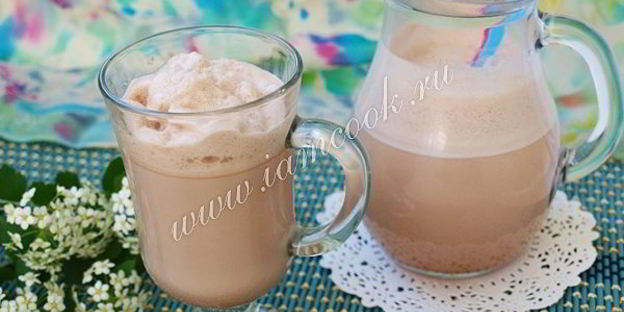 шоколадный молочный коктейль