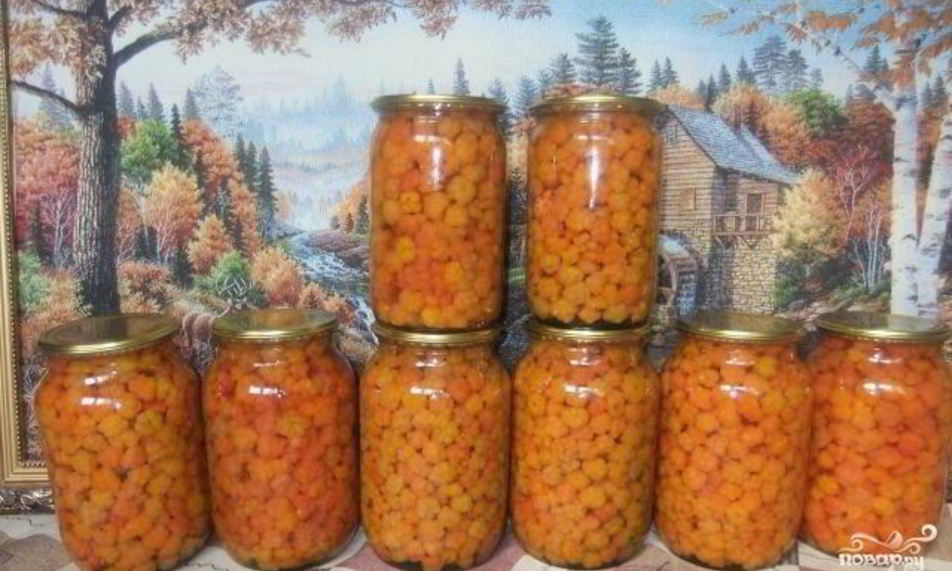 Рецепт морошки в сиропе