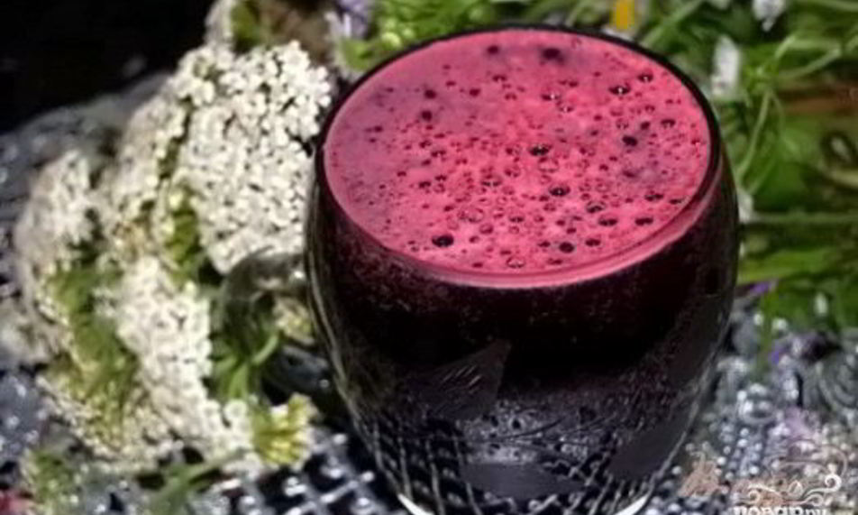 Рецепт черничного морса