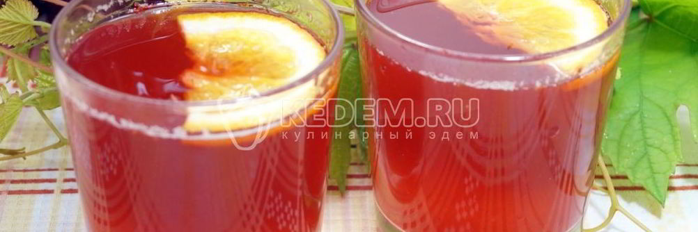 Домашний морс из брусники