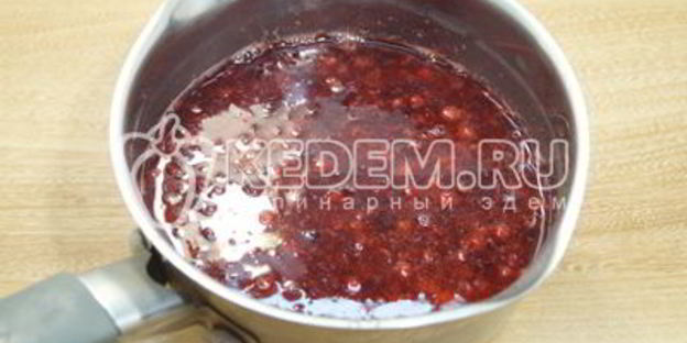 домашний морс из брусники