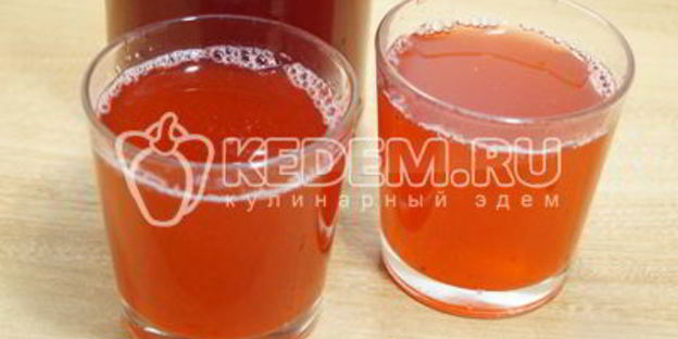 домашний морс из брусники