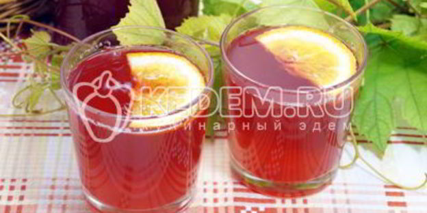 домашний морс из брусники