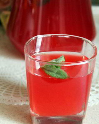 Калиновый морс с мятой