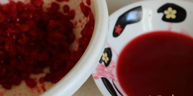 калиновый морс с мятой