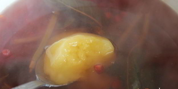 калиновый морс с мятой