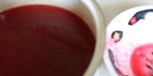 калиновый морс с мятой