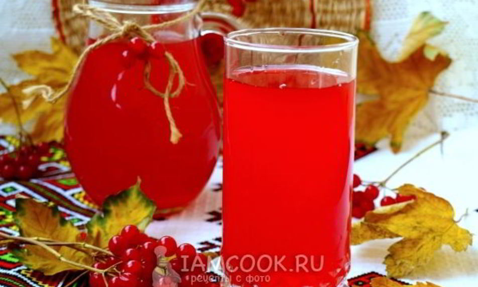 Рецепт калинового морса