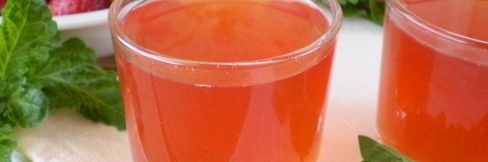 Клубничный морс