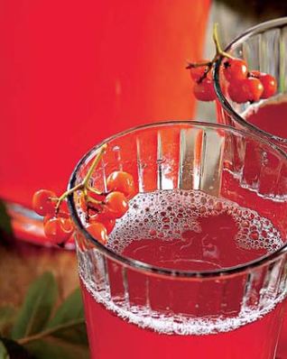 Морс из черноплодной рябины с медом