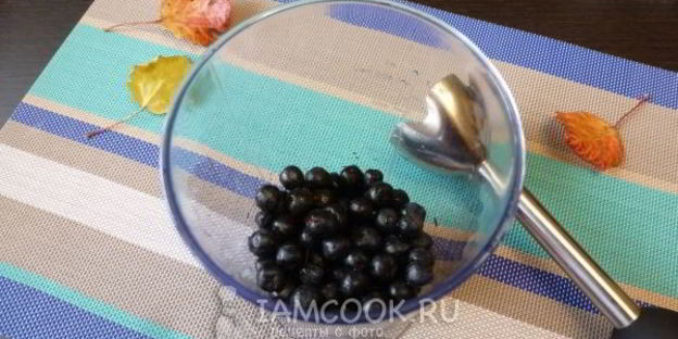 морс из черноплодной рябины