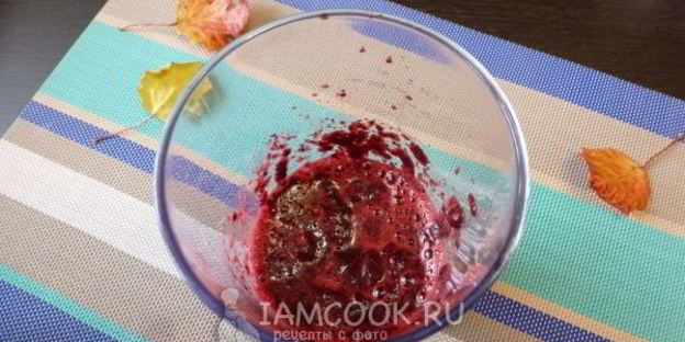 морс из черноплодной рябины