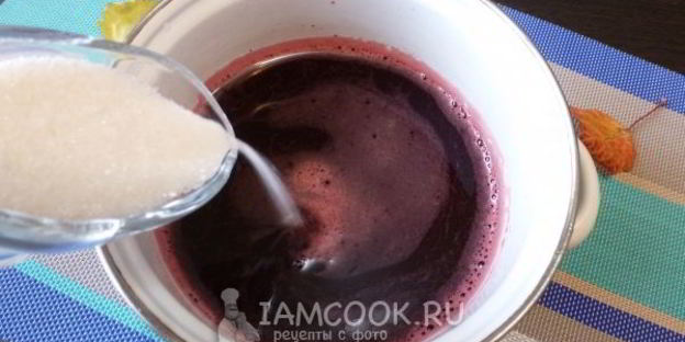 морс из черноплодной рябины