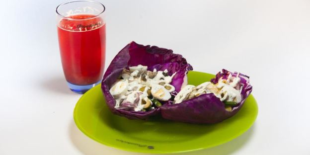 морс из клюквы и цитрусовых