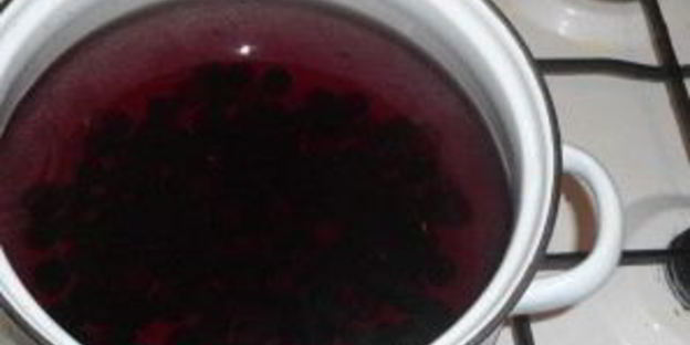 морс из вишни замороженной