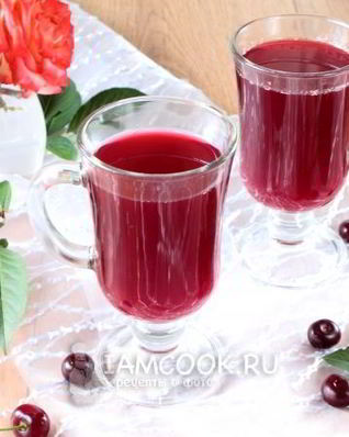 Морс из вишни